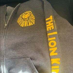 Disney The Lion King Gray and Yellow Hoodie